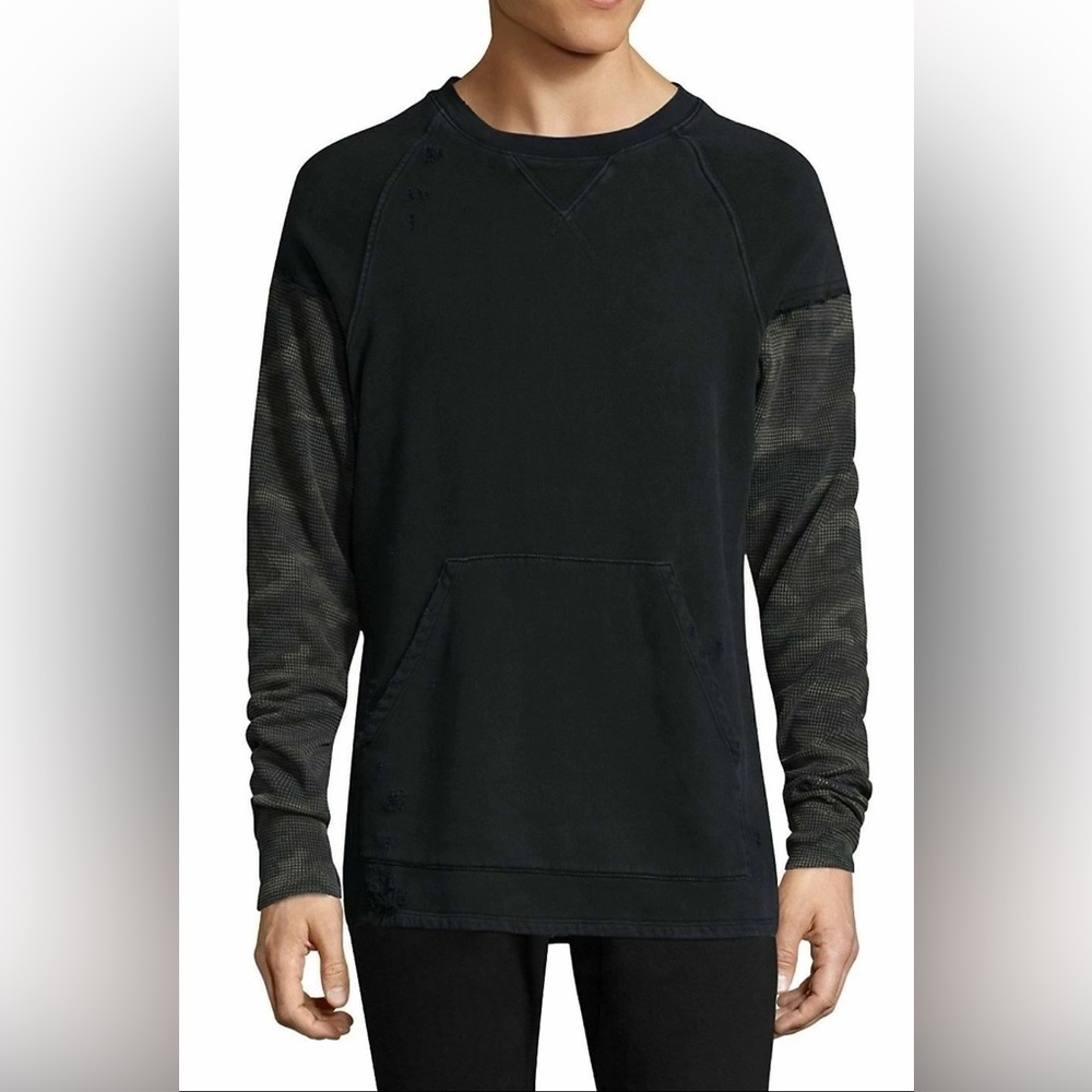 Hudson Jeans “Striker” Crewneck Sweatshirt
